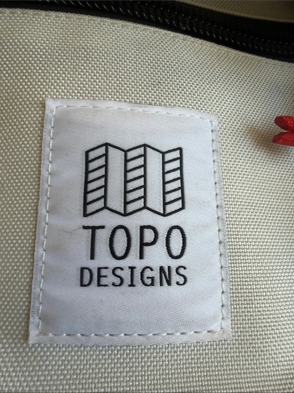 Topo Designs x Revolution Rolltop Backpack White Water-Resistant Laptop Travel D